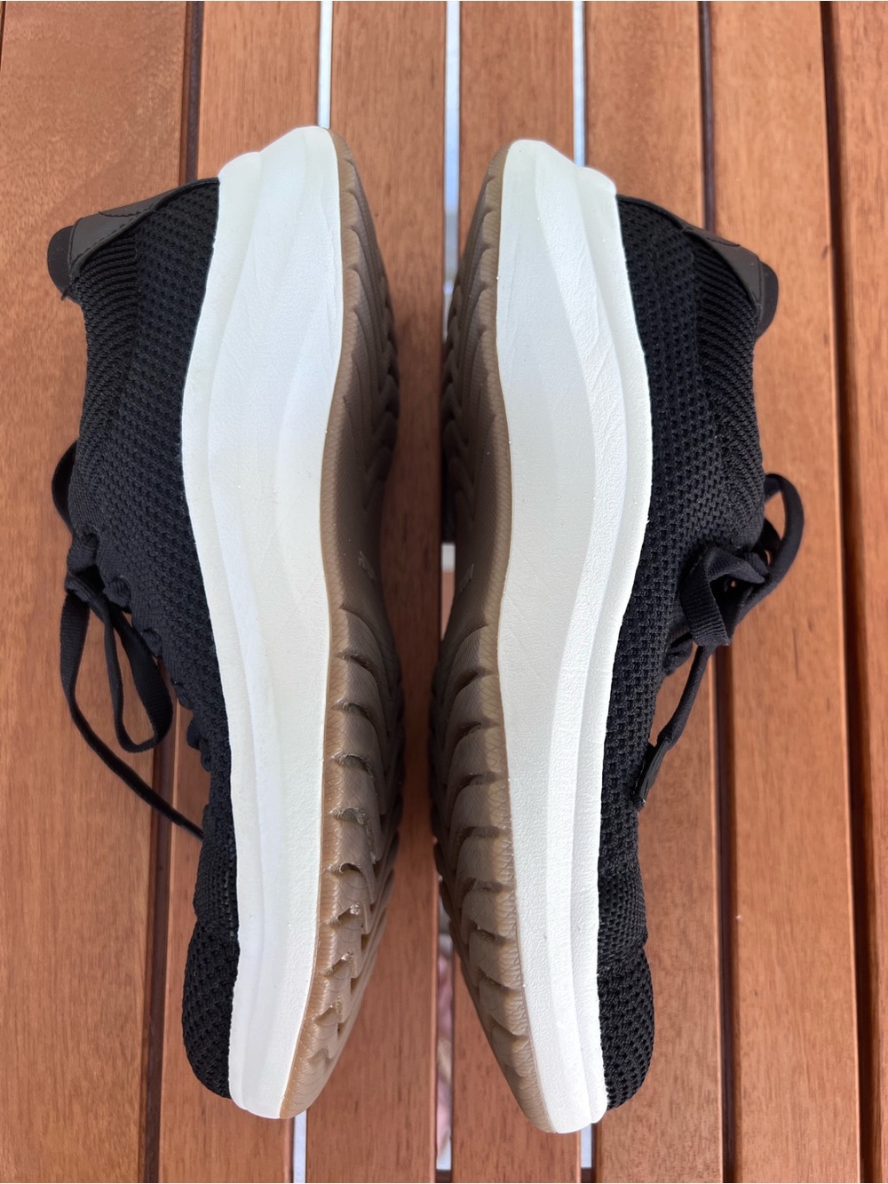 Dr. Scholl's Women’s Plantar Fasciitis Black Lace-Up Sneakers White Sole Sz 7.5W - Picture 4 of 10